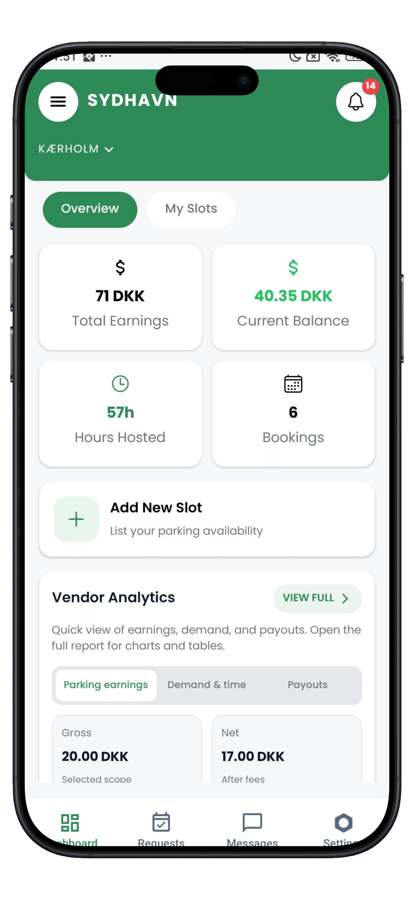 ParkingHub app screenshot 1