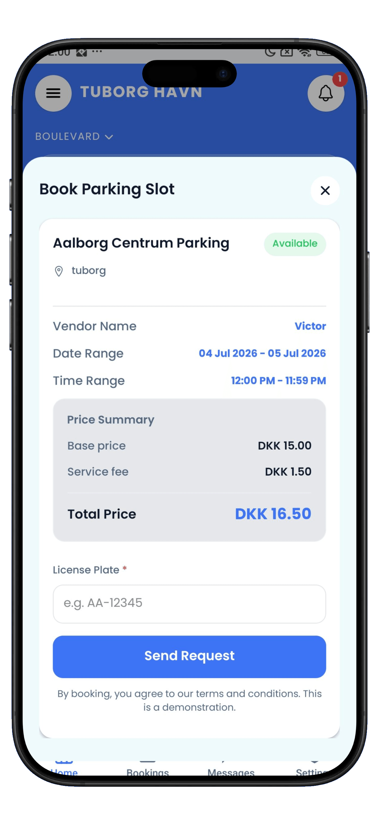 ParkingHub app screenshot 4