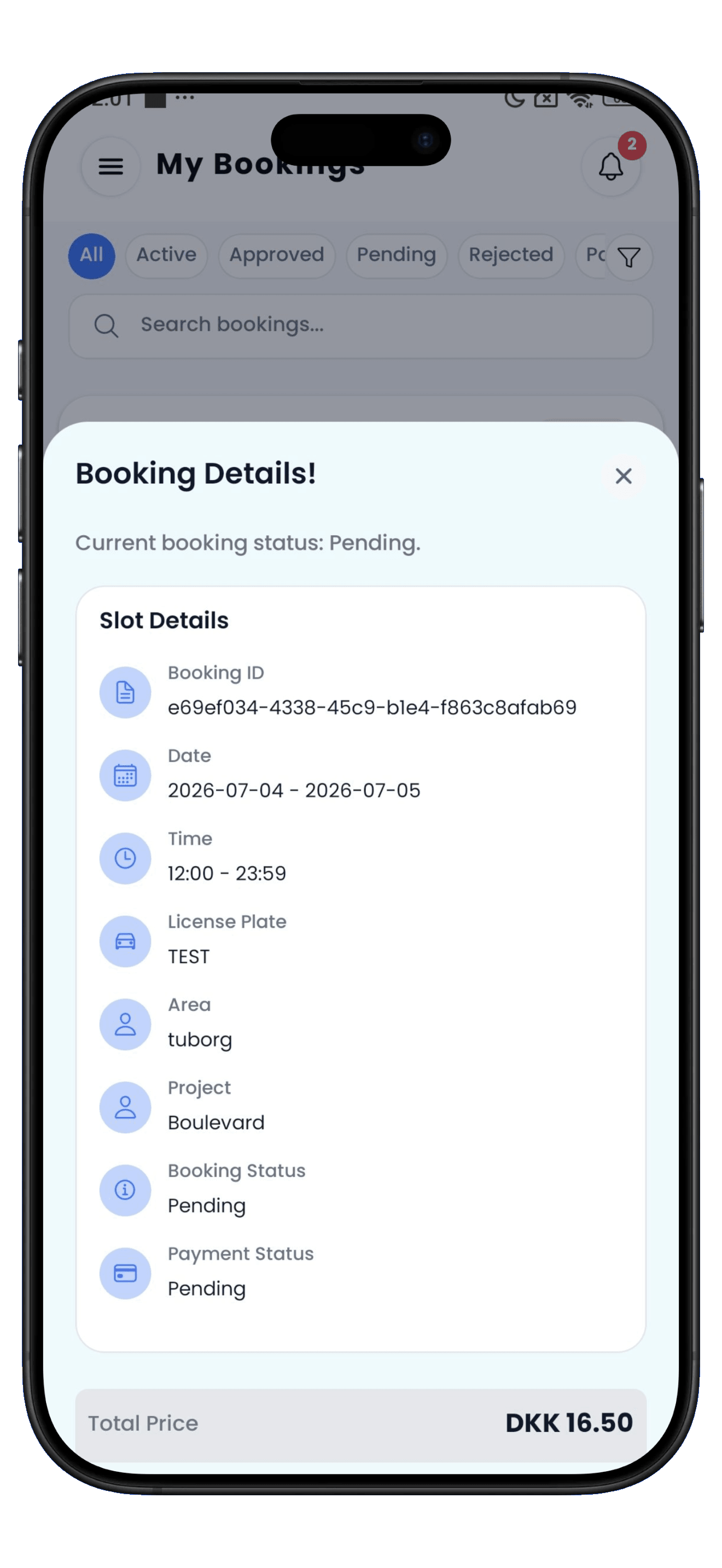 ParkingHub app screenshot 6